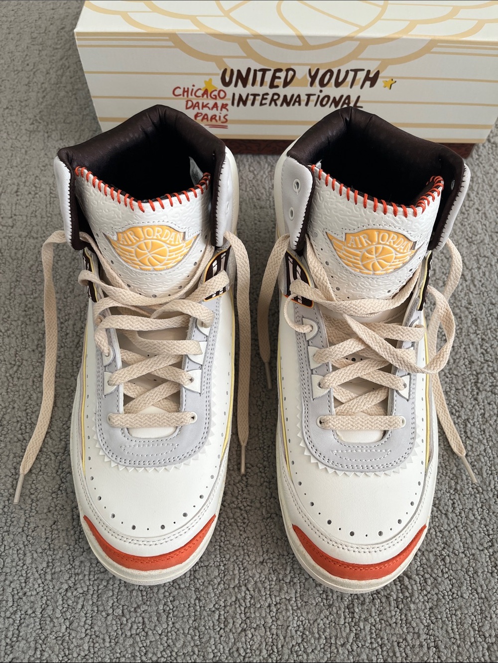 Men’s Jordan 2 Retro Maison Chateau Rouge High Tops